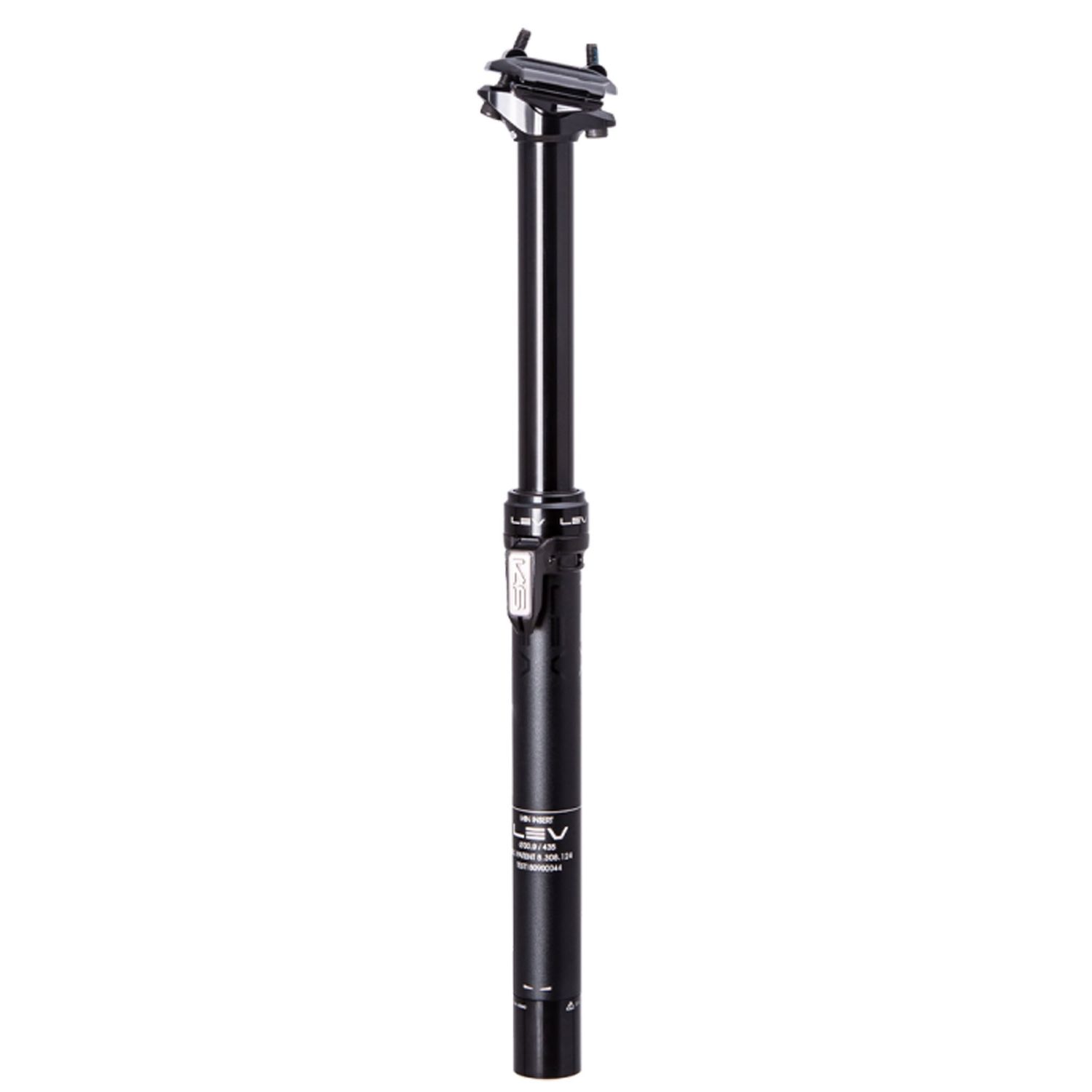 Dropper Seatpost KS LEV 272 100 mm Drop 27.2x405 mm External Cable Black