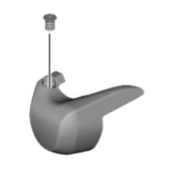 Shifter Name Plate for Shimano ST-R8020 Right Side w/Fixing Screw