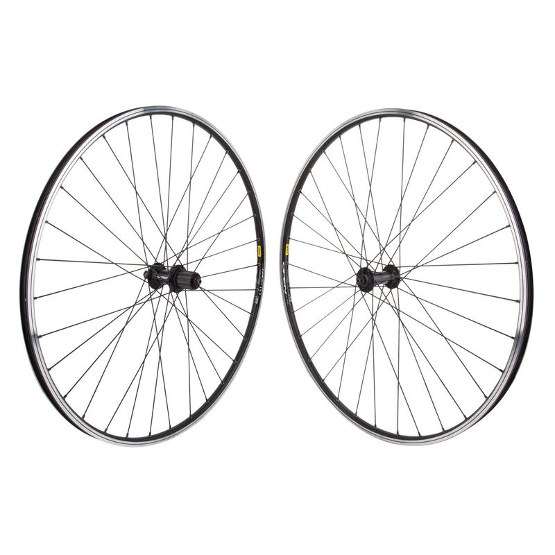 Wheel Set 700c 622x15 Mavic Open Elite 32h Shimano RS400 8/9/10/11-Sp 100/130 mm QR DTI2.0BK Black