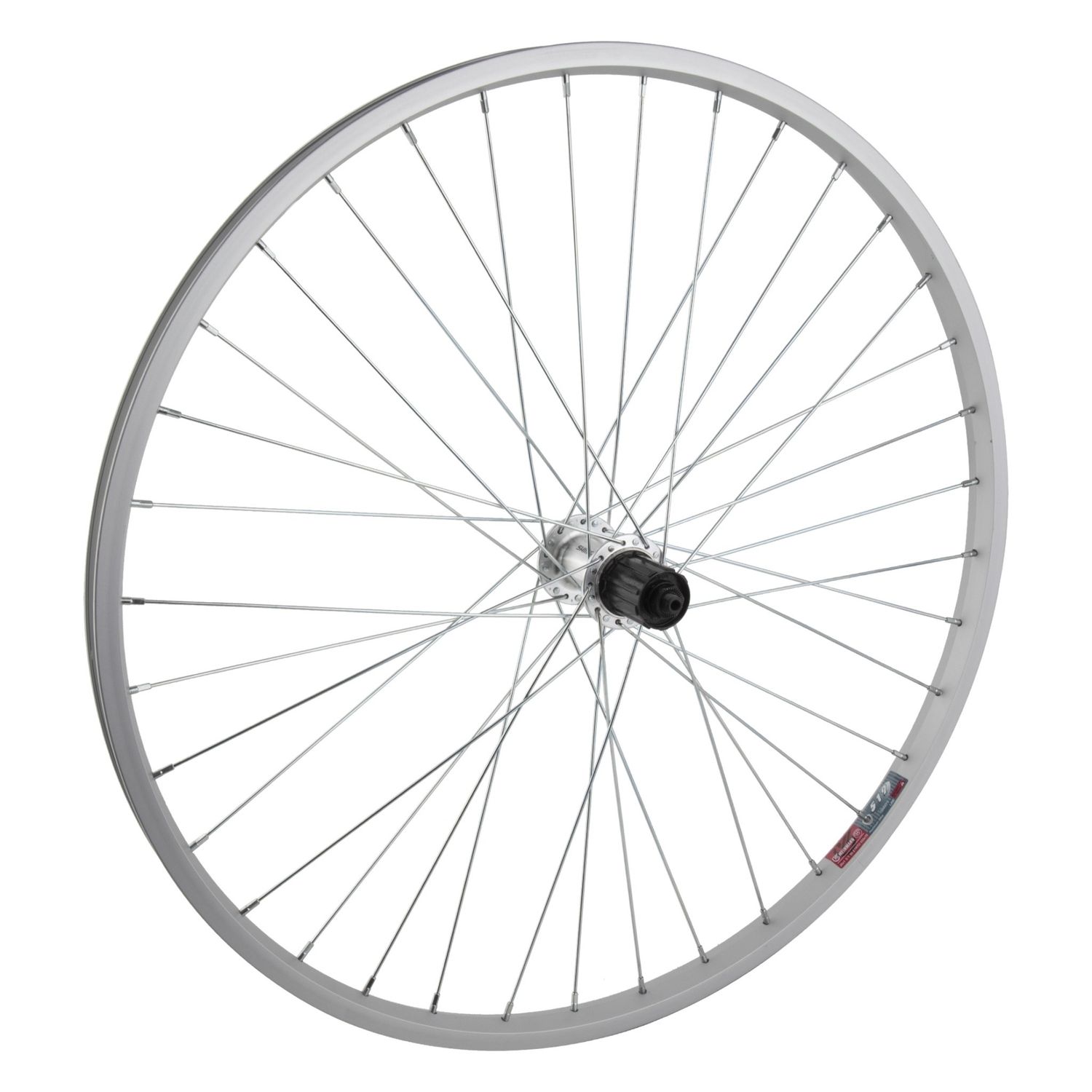 Wheel 26x1.5&quot; 559x19 Alloy WM MT5010 8/9/10-Sp Cassette 36h 135 mm O.L.D. 14gUCP Silver
