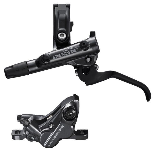 Disc Brake Set Shimano Deore BL-M6100(L) BR-M6120(F) Front 1000 mm SM-BH90-SS Hose Black