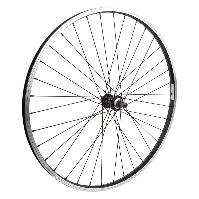 Wheel 700x35c Alloy 36h 5/6/7-Sp FW QR 135 mm O.L.D. Black