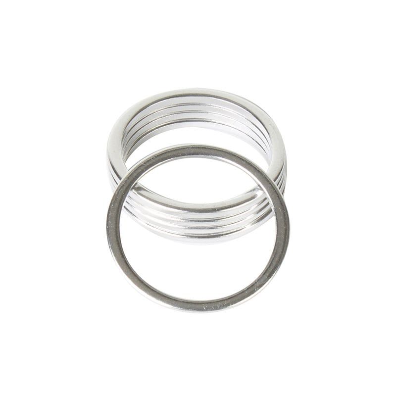 Headset Spacer Alloy 1&quot; 2 mm Silver EACH