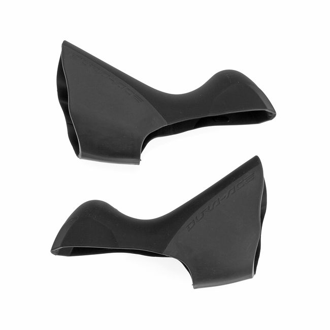 Brake Lever Hoods Shimano Dura-Ace ST-9001 Bracket Covers Black PAIR