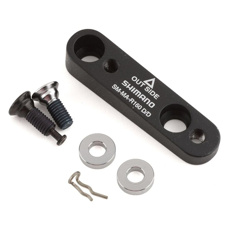 Disc Brake Adapter Shimano SM-MA-R160D/D Road Rear Flat Mount to Flat Mount 160 mm