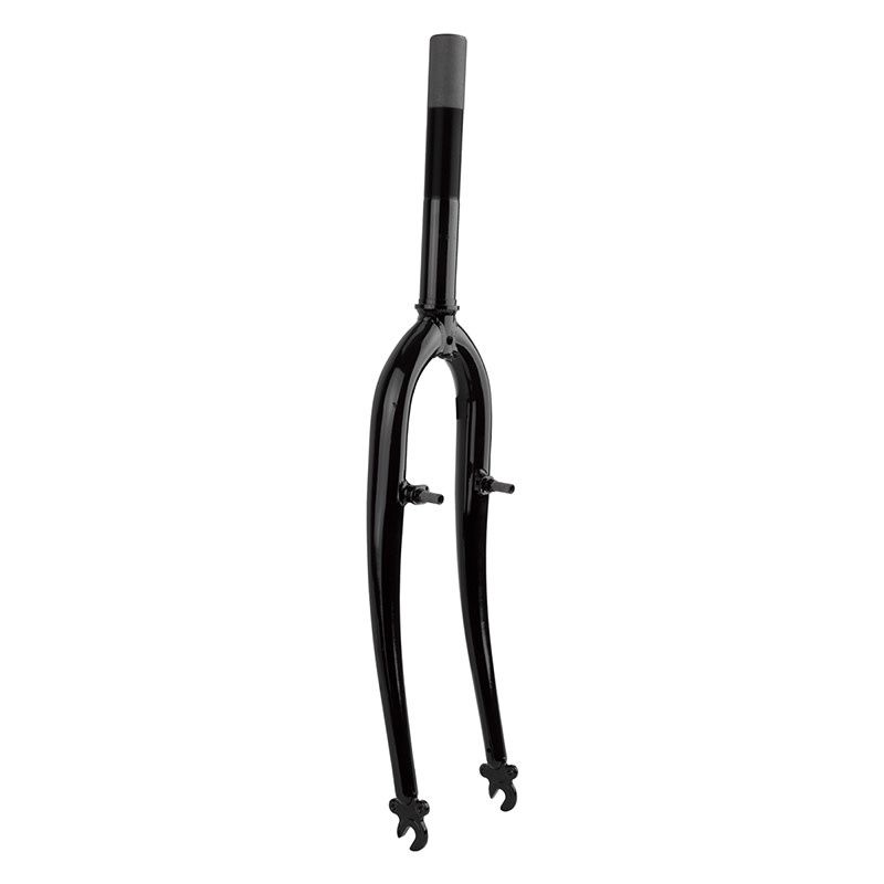 Fork MTB Hi-tensil Steel 26&quot;WH 1-1/8&quot; 200 mm Steerer 120 mm Threaded Black