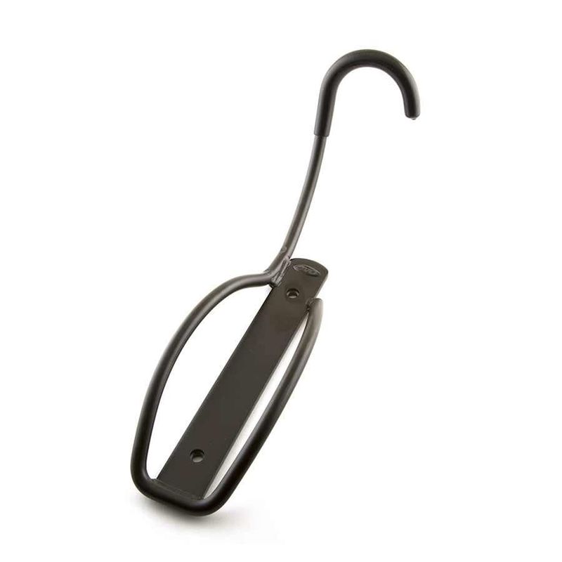 Bicycle Wall-Mounted Storage Hook Rack EVO Steel Black