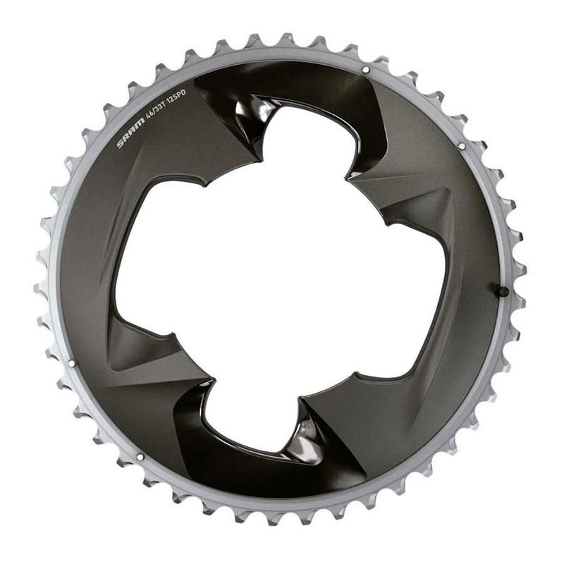 Chainring SRAM Force 46t 107 mm B.C.D. 2x12 Polar Grey