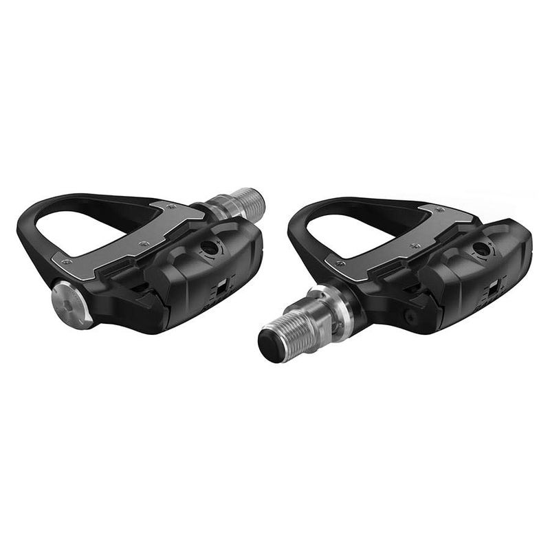 Power Meter Pedals Garmin Rally RS100 Shimano SPD-SL Compatible Cleats Black