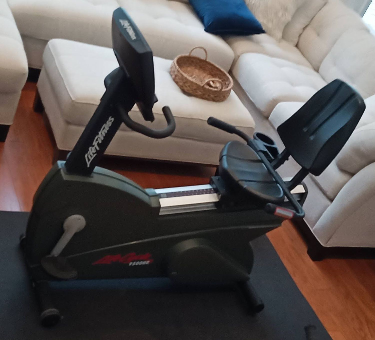 USED Recumbent Exercise Bicycle Life Fitness Life Cycle 9500HR