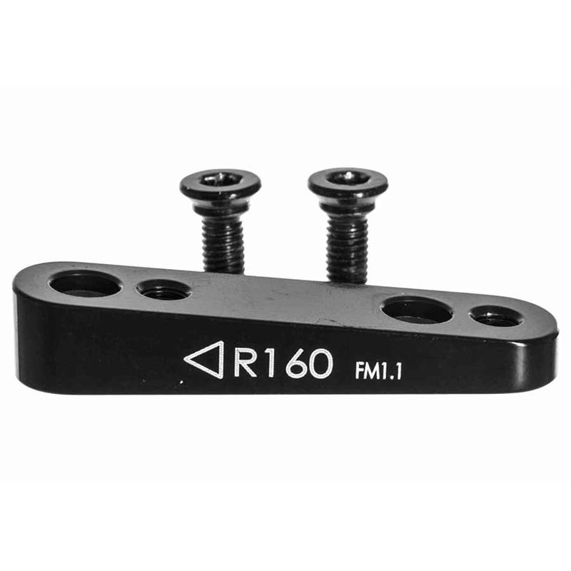 Disc Brake Adapter TRP Flat Mount to Flat Mount 160 mm Rear Black