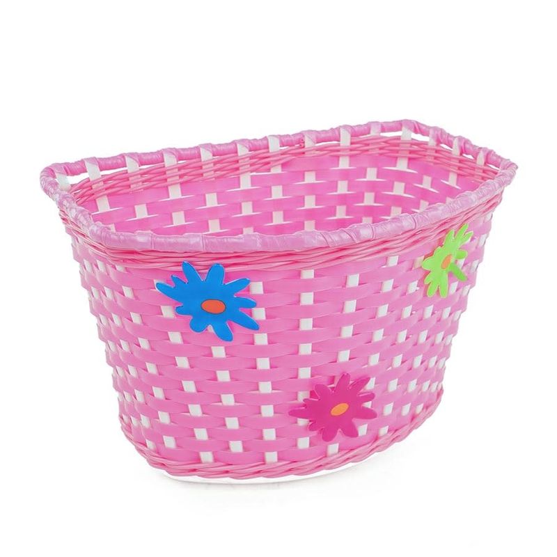 Basket EVO E-Cargo Flower Jr Pink