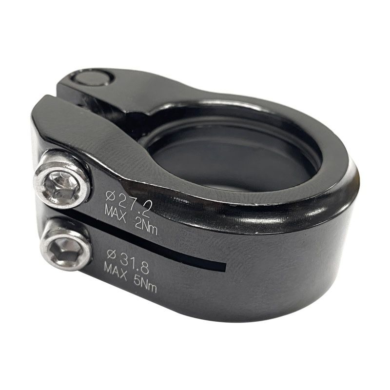 Seatpost Clamp Origin8  Clampdown Double 31.8/27.2 mm Black
