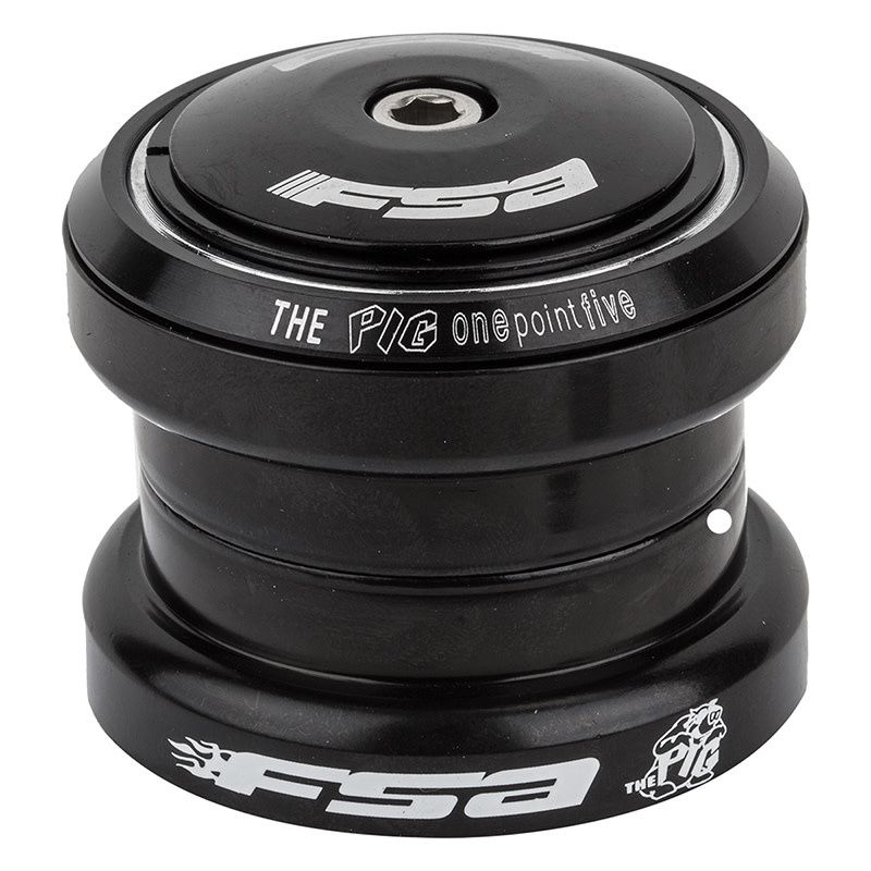 Headset FSA Big Fat Pig Threadless 1.5&quot; Black