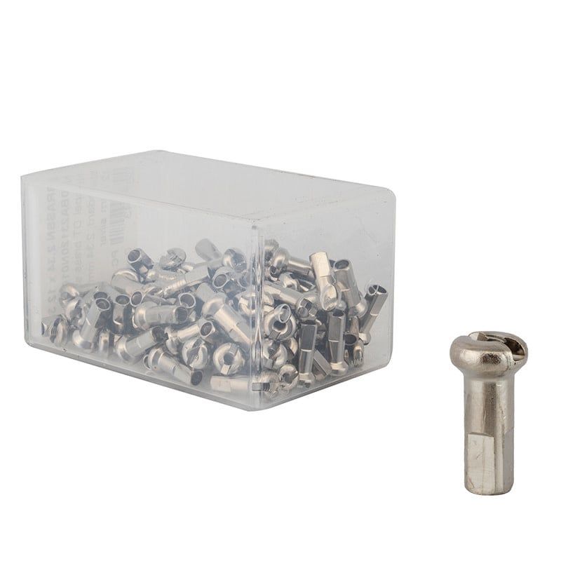Spoke Nipple DT Brass 2.34x12 mm Silver EACH