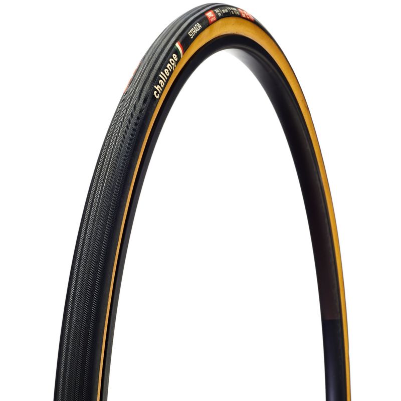 Tubular Tire Challenge Strada Pro 700x25c Black/ Tanwall