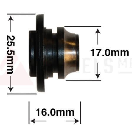 Hub Cone Wheels Mfg. CN-R097 M10 17 mm Diameter 19 mm Length