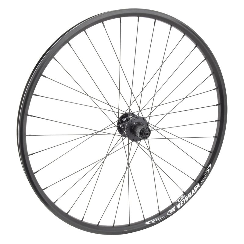 Wheel 27.5&quot; 584x21 Weinmann XM280 WM MT2000 8/9/10-Sp Cassette 36h 6-Bolt Disc 135 mm O.L.D. 14g Black