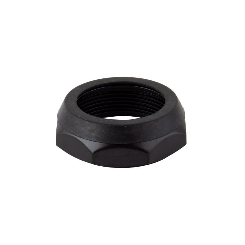 Headset Lock Nut Threaded w/Water Seal 1&quot; Black