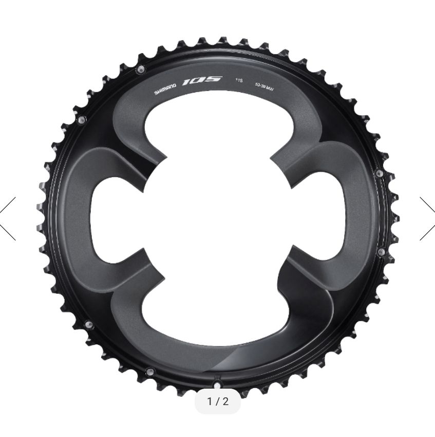 Chainring Shimano 105 FC-R7000 53T-MW Black