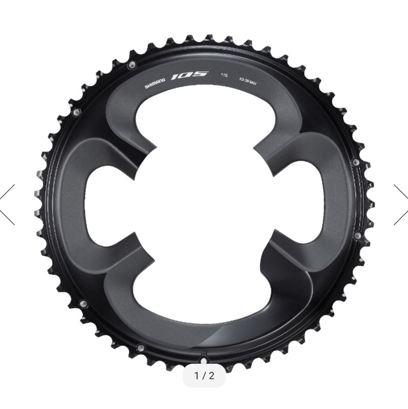 Chainring Shimano 105 FC-R7000 53T-MW Black