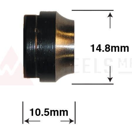 Hub Cone Wheels Mfg. CN-R036 9x1 mm 14.8 mm Diameter 10.5 mm Length