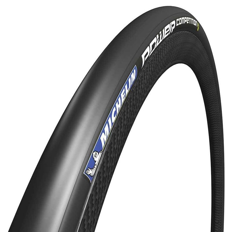 Tire Michelin Power Comp 700x25c Folding Clincher Bi-Compound HD Protection 180 TPI Black