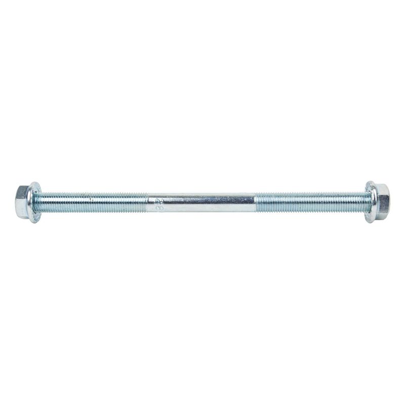 Hub Axle &amp; Nuts Wald #9094 3/8&quot; x 24 tpi 6.5&quot;
