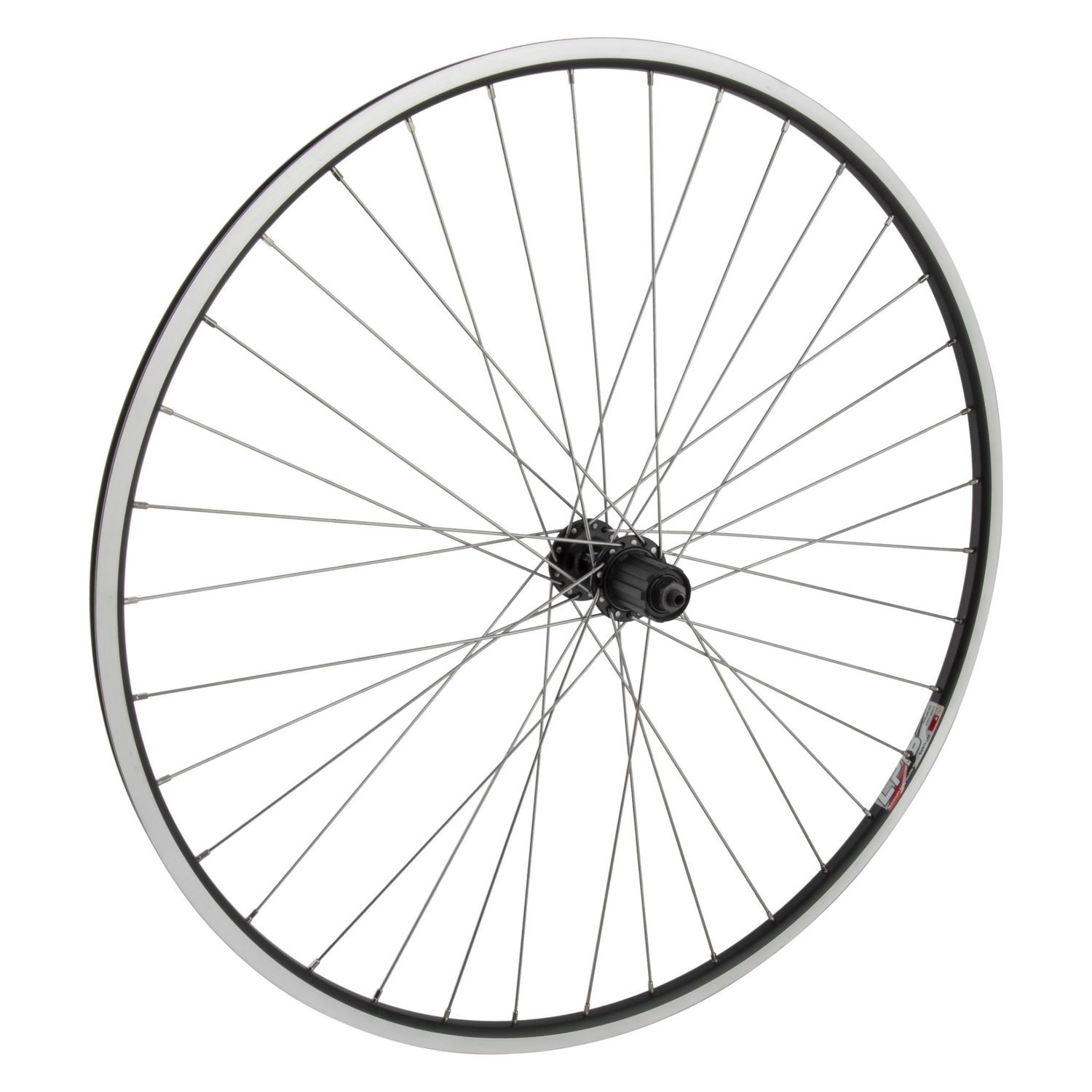 Wheel 700c 622x14 Weinmann LP18 36h WM RD1000 8/9/10/11-Sp Cassette QR 130 mm O.L.D. SS2.0SL Black w/MSW