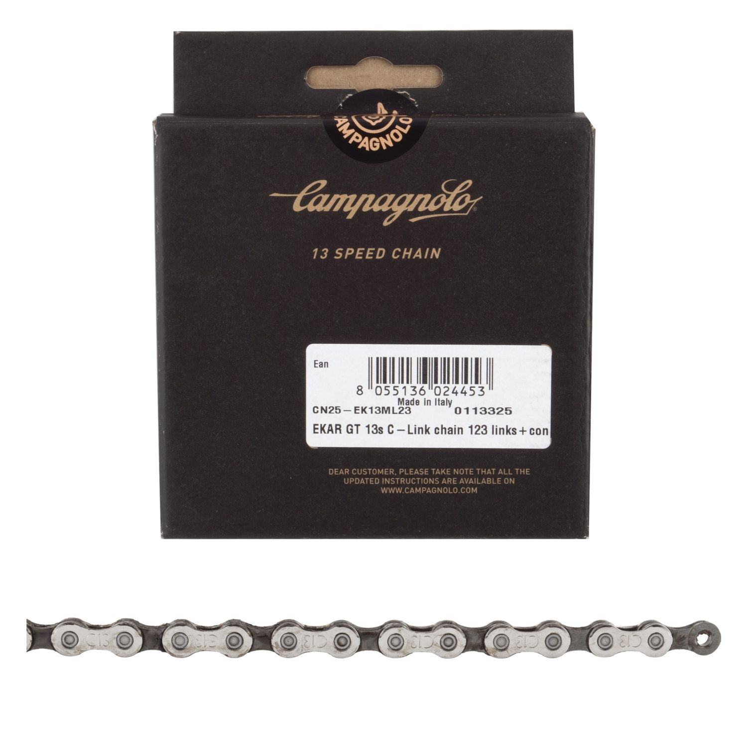 Chain Campagnolo GT 1x13-Sp 123L w/Connector Link