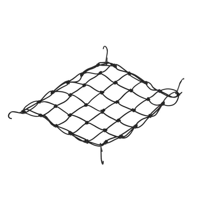Rear Carrier Rack Cargo Net Sunlite 13"x13" Black