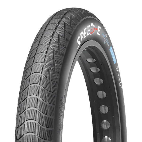 Tire Soma Speed-E 20x4.0&quot; Black w/Reflective Stripe