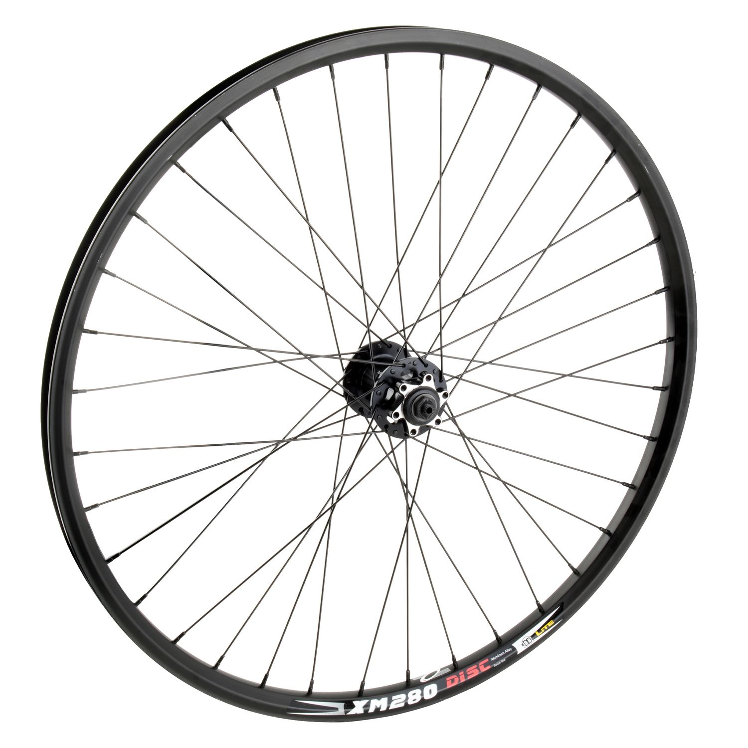Wheel 26&quot; Front Weinmann XM280  WM MT2000 QR 36H 6-Bolt Disc 100 mm Black