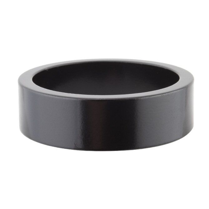 Headset Spacer Alloy 1-1/8&quot; 10 mm Black EACH