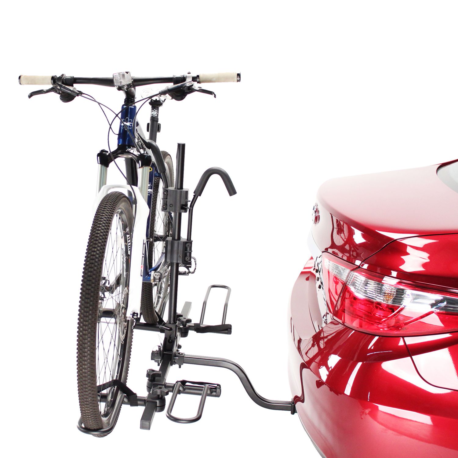 Car Rack Hollywood Trail Rider 2-Bike for 1-1/4&quot; &amp; 2&quot; Hitches Black