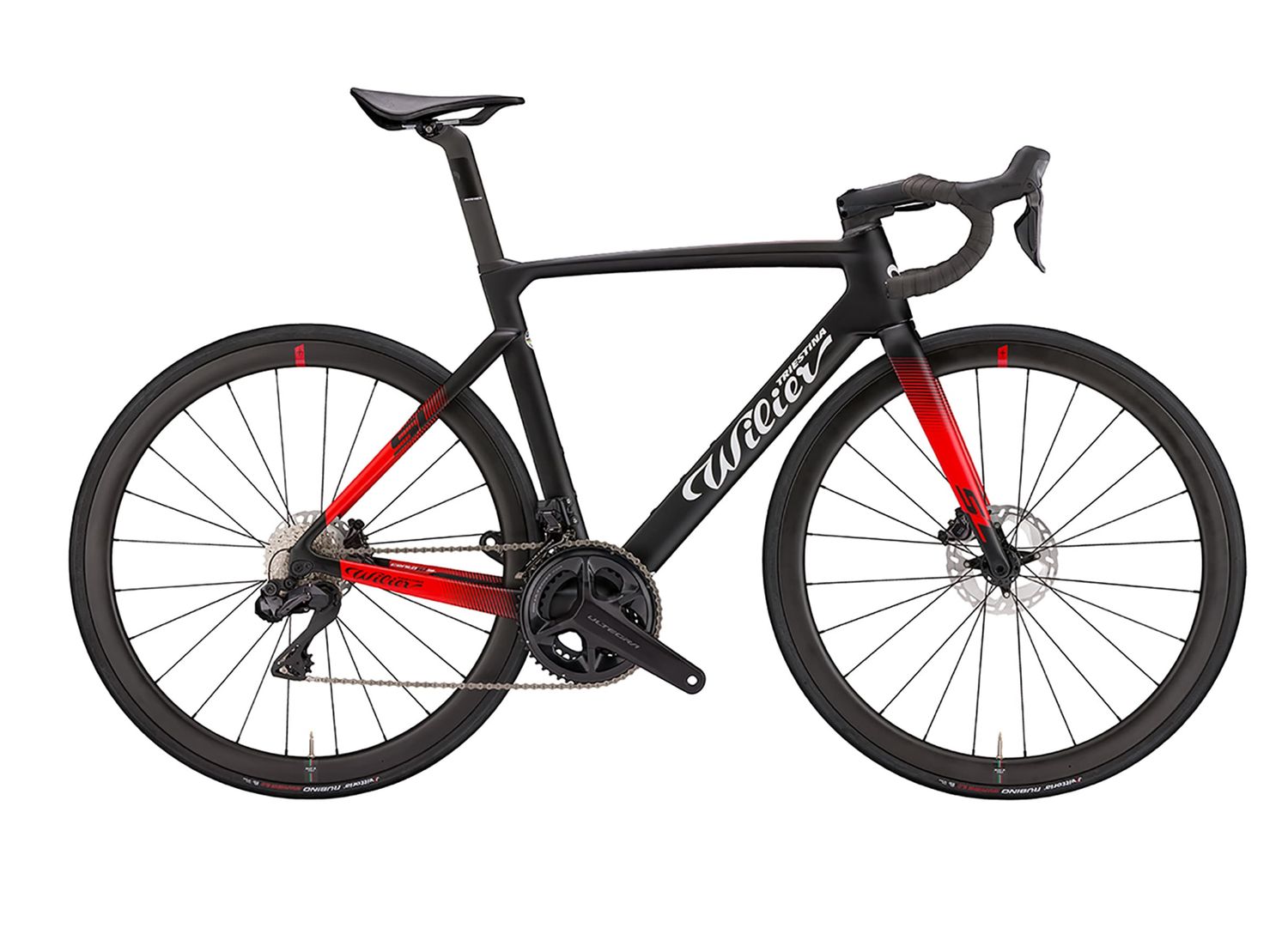Bicycle Wilier Triestina Cento 10SL Disc Ultegra Di2 RS171 Medium Black/Red