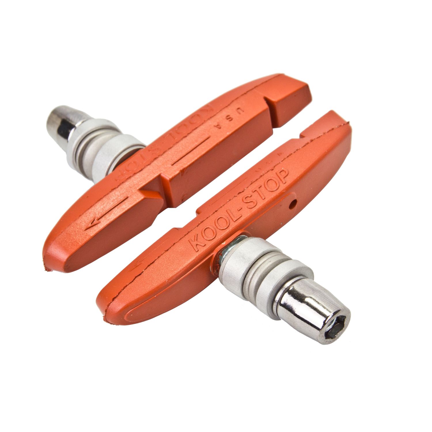 Brake Pads KoolStop Supra 2 V-Brake Salmon