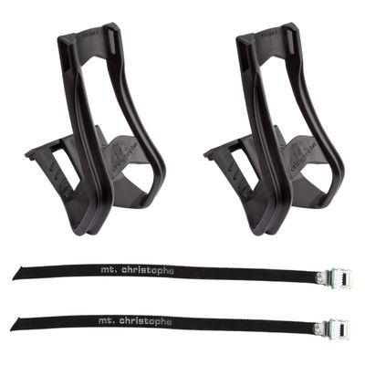 Pedal Toe Clips &amp; Straps Zefal L/XL Black