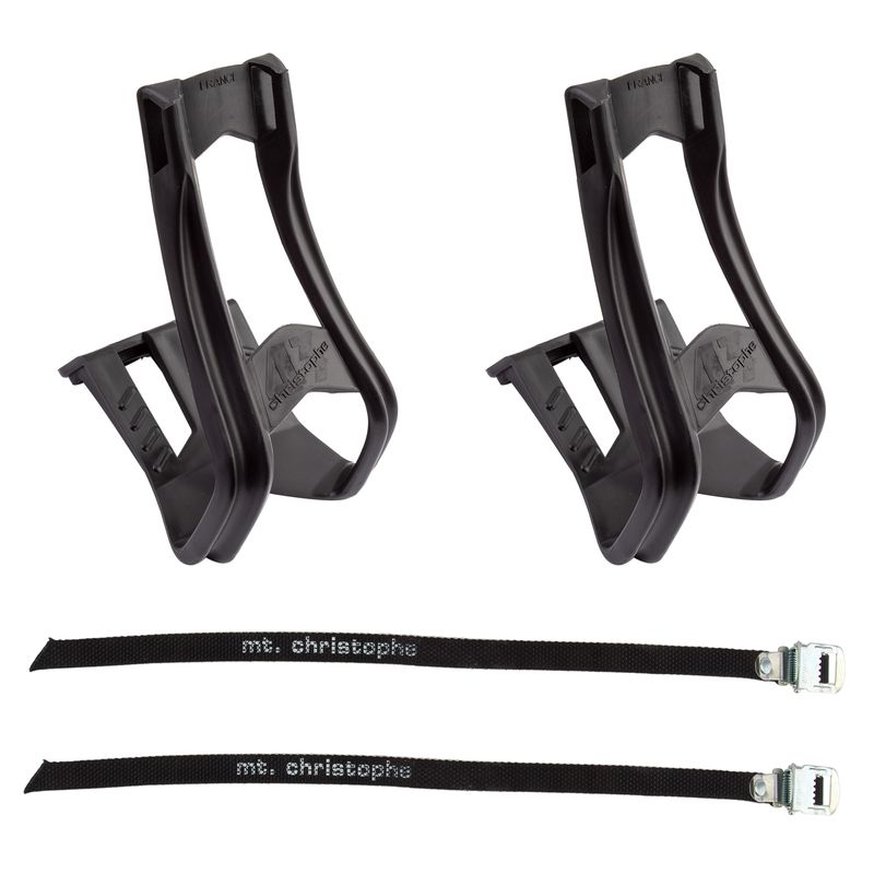 Pedal Toe Clips &amp; Straps Zefal L/XL Black