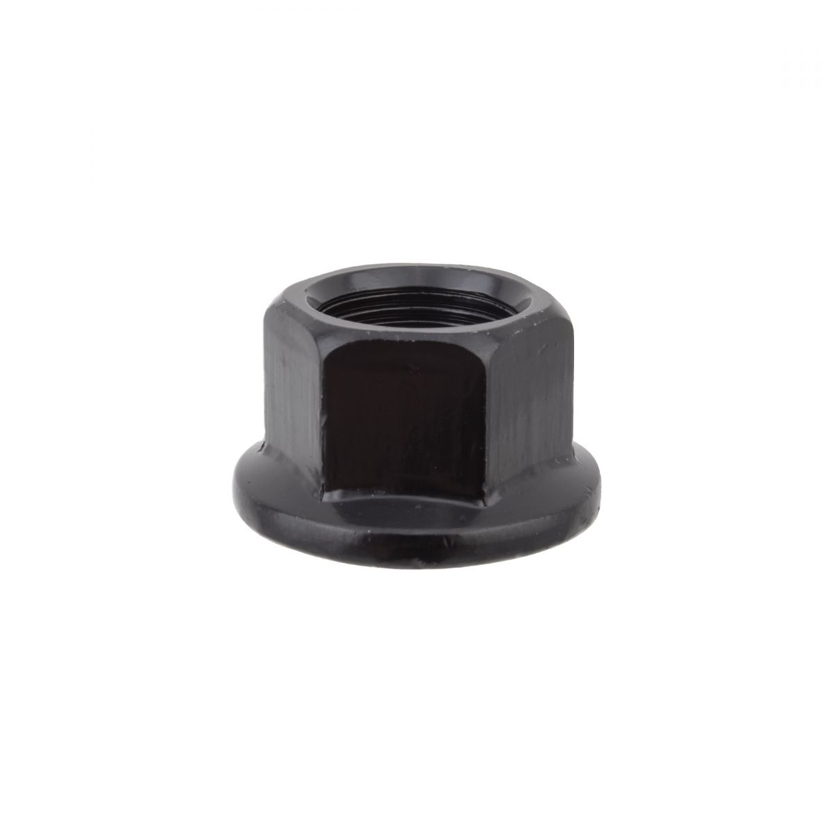 Hub Axle Nut Flanged M14x1 Black