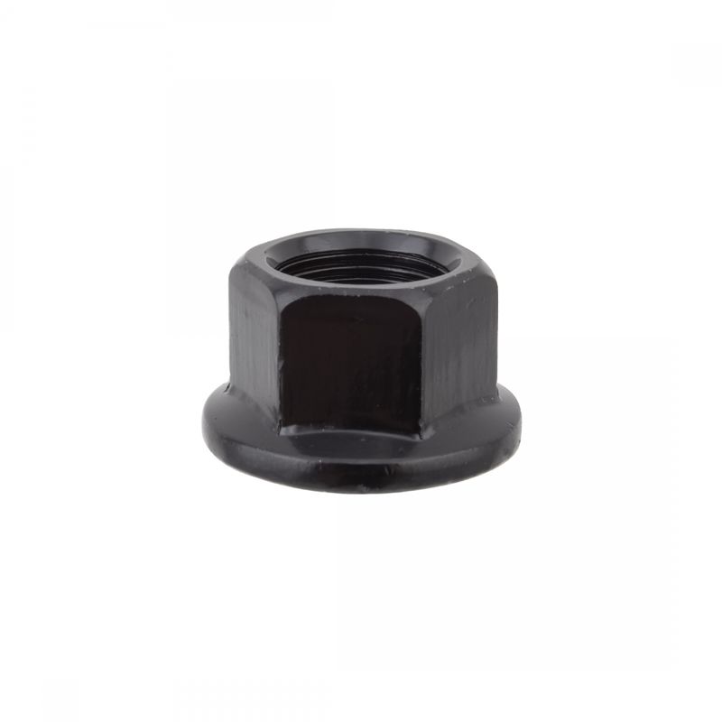 Hub Axle Nut Flanged M14x1 Black