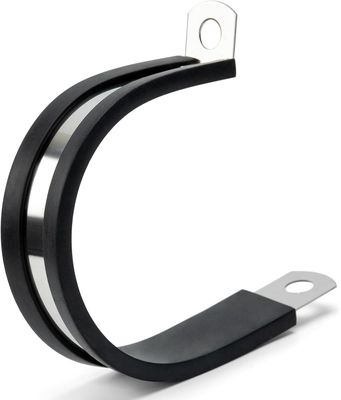 Tube Clamp Rubber Insulated 1-1/2"Stainless Steel