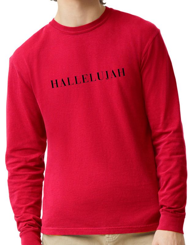 HALLELUJAH LONG SLEEVE T-SHIRT