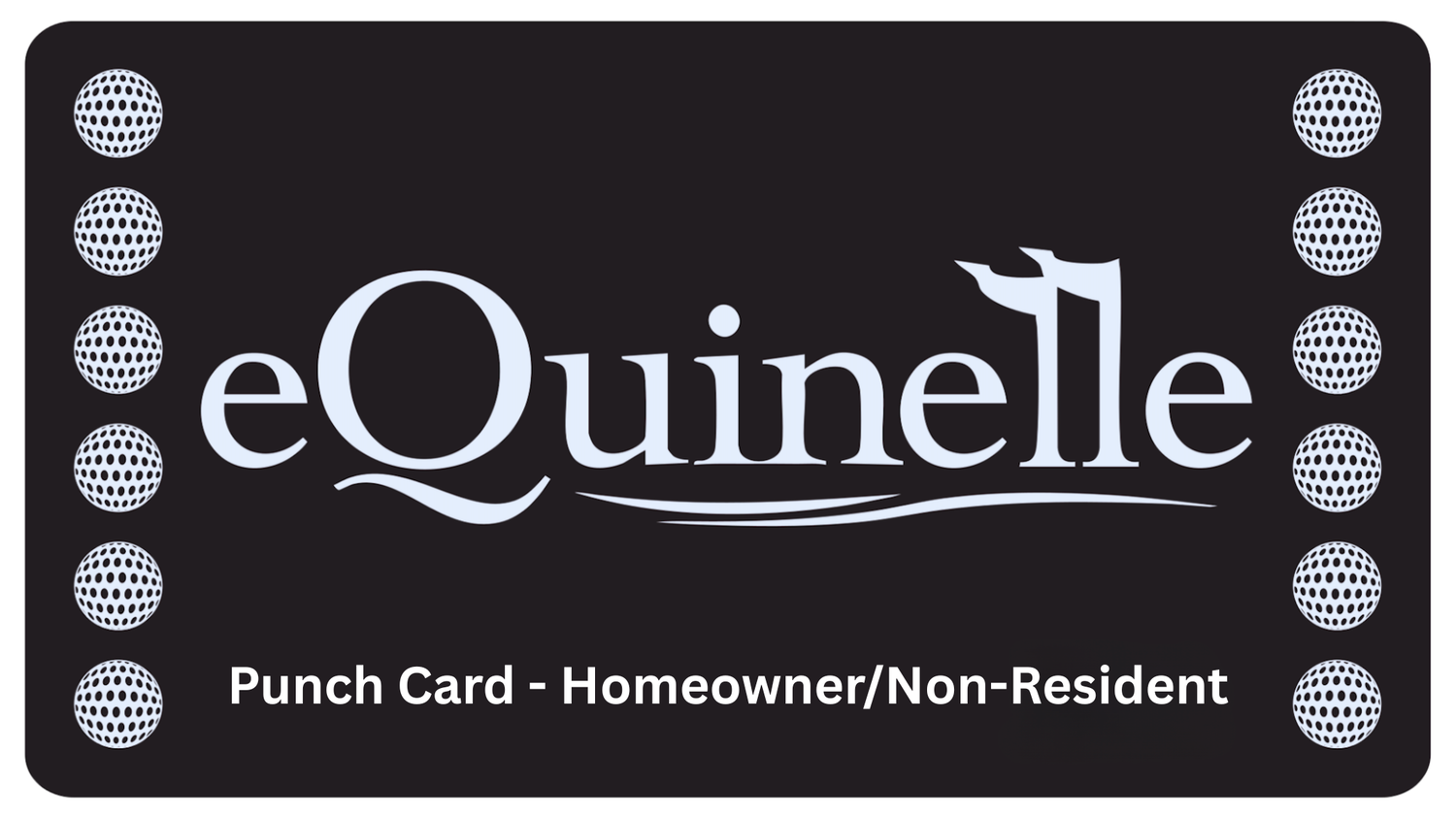 SIMULATOR | 12-HOUR PUNCH CARD | HOMEOWNER &amp; NON-RESIDENT MEMBER