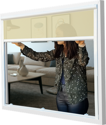 Roleta zewnętrzna w kasecie XTERNALLY SCREEN BEIGE