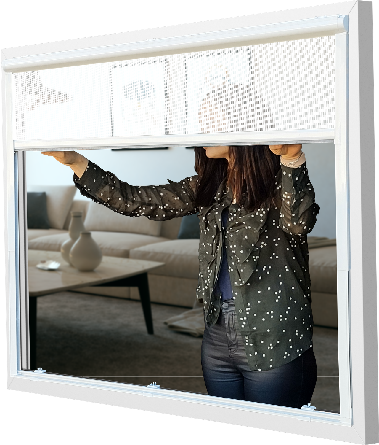 Roleta zewnętrzna w kasecie XTERNALLY SCREEN WHITE