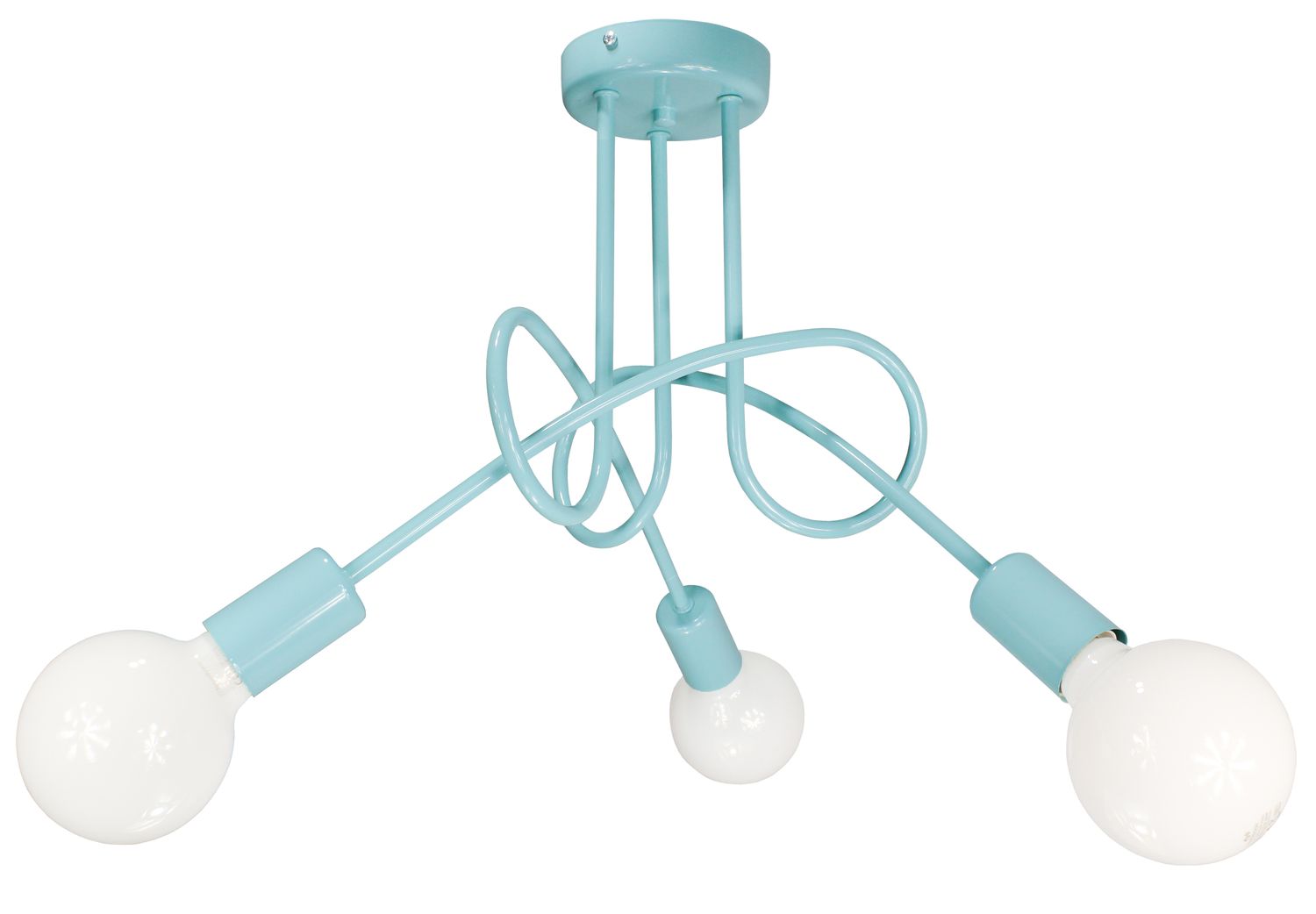 Lampa DECORI Edison Max 3 Mięta, 1 szt