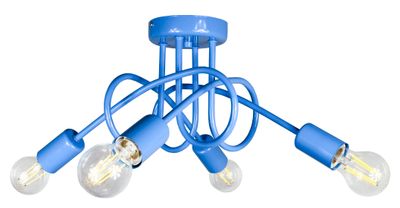 Lampa DeCORI Edison Mini 4 Niebieski, 1 szt