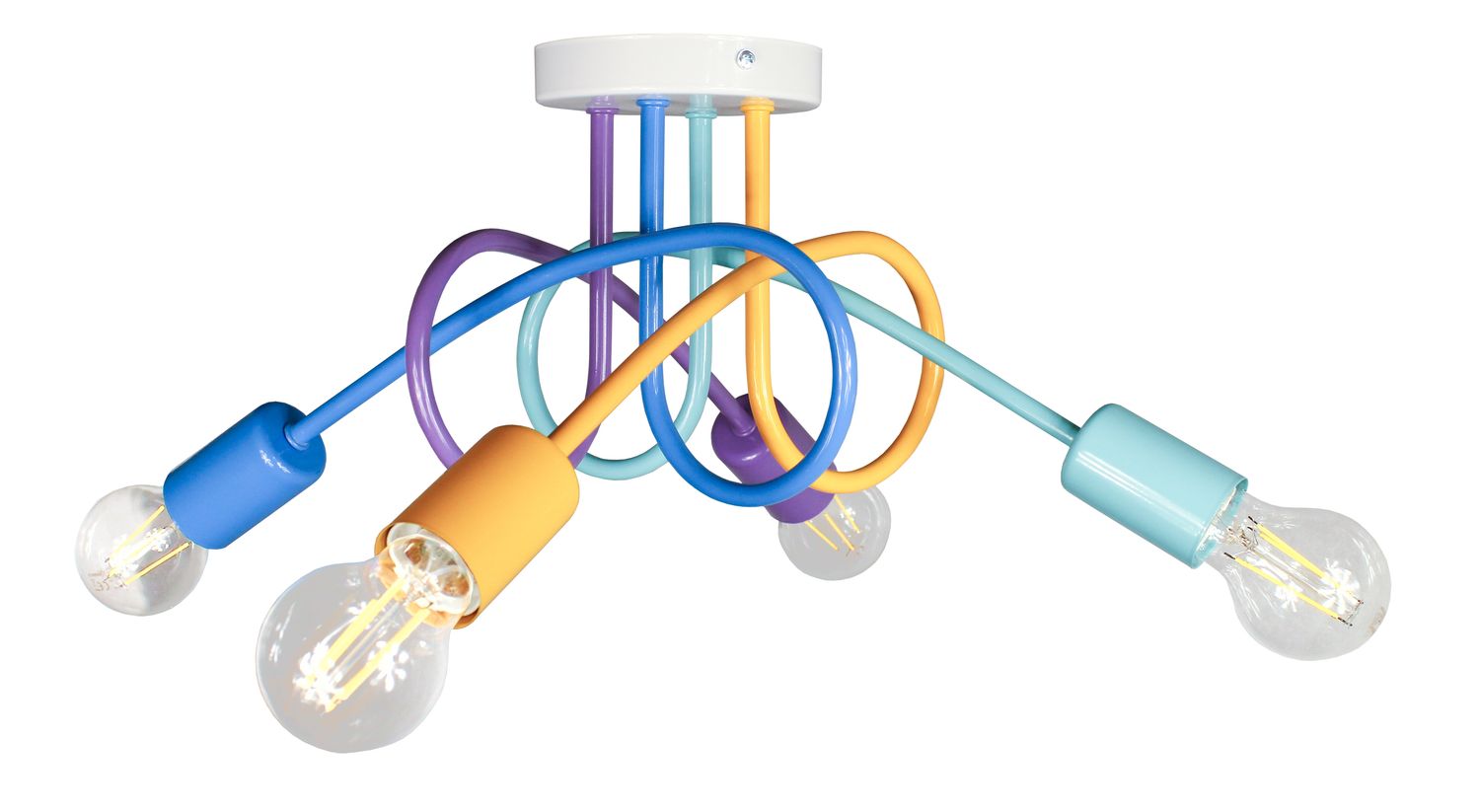 Lampa DeCORI Edison Mini 4 Kolor MIX, 1 szt