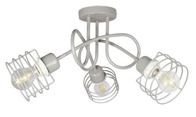 Lampa DECORI Edison Mini Kosz 3 Szary, 1 szt